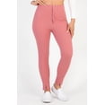 thumbnail image 4 of Skinny Pants with High Waist and Slit Hem, 4 of 6