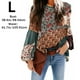 thumbnail image 4 of Sonducket Camisa de poliéster para mujer, blusa bohemia lavable a mano con cuello y mangas lisas para interiores y exteriores, camisas Type7 NO7, 4 of 6