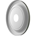 thumbnail image 4 of Ekena Millwork 16"OD x 3 1/2"ID x 1 3/8"P Traditional Thermoformed PVC Ceiling Medallion (Fits Canopies up to 9 1/2"), UltraCover Satin Hunt Club Green, 4 of 5