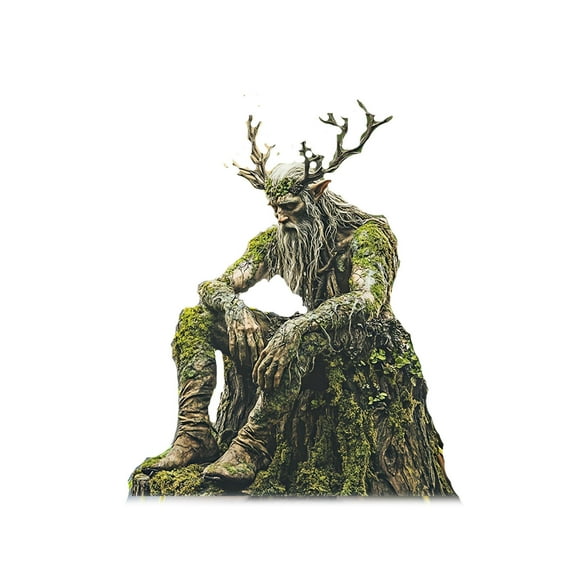 Coollooc Tree Man Fairy Earth Goddess Statue Whimsical Garden Fairy Stakes | Tree Man Garden Stakes, Acrylic Park Pile Decor, 2D Acrylic Flower Pot Decoration for Yard Lawn Patio