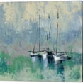 thumbnail image 3 of Metaverse Silvia Vassileva 'Boatsn the Harbor' Canvas Art (Set of 2), 3 of 4