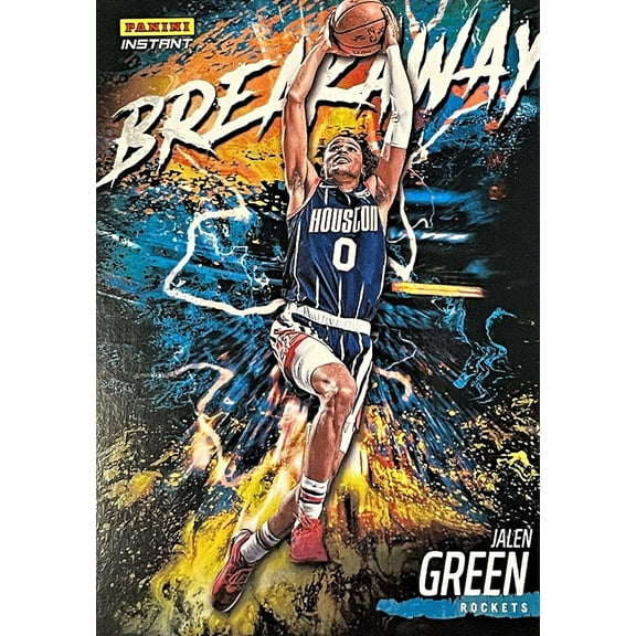 NBA 2022-23 Instant Breakaway Basketball Jalen Green Trading Card #21 (Panini)