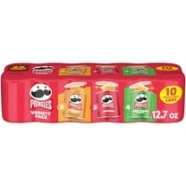 Pringles Variety Pack Potato Crisps Chips, Lunch Snacks, 10 Count