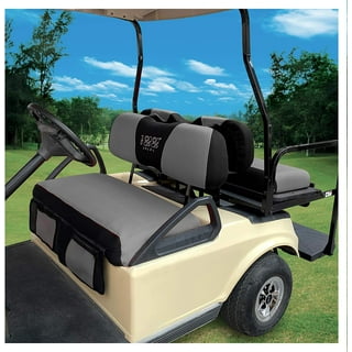 Golf Cart Farm- Club Car DS Diamond Seat Cover- Black