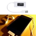thumbnail image 3 of Transemion DC USB Charger Power Mobile Battery Tester Digital Voltmeter Capacity LCD Voltage Current Detector Resistor Switch white, 3 of 6
