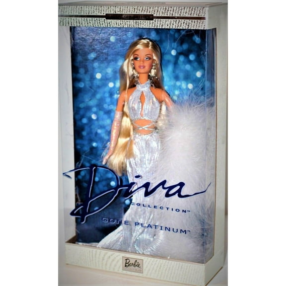 Diva Gone Platinum Barbie Doll Collector Edition 2001 Diva Collection Mattel