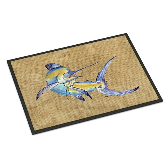 Blue Marlin Doormat 24x36
