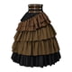 thumbnail image 1 of Falda gótica steampunk de cintura alta para mujer, ideal para disfraces de Navidad y mascaradas. SG, 1 of 8