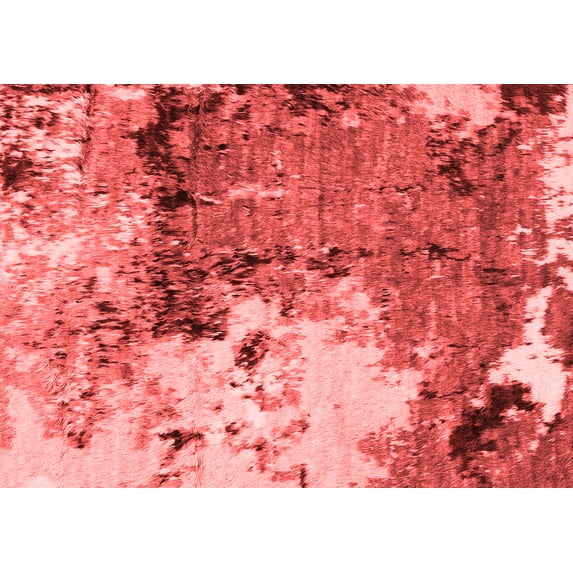 Ahgly Company Machine Washable Indoor Rectangle Abstract Red Modern Area Rugs, 6' x 9'