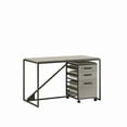 thumbnail image 2 of Bush Furniture Refinery 50W Industrial Desk with 3 Drawer Mobile File Cabinet, 2 of 7