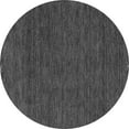 thumbnail image 1 of Ahgly Company Indoor Round Abstract Gray Contemporary Area Rugs, 3' Round, 1 of 1