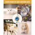 thumbnail image 5 of Guinea Pig Bed, Hamster Hideout, Guinea Pigs Accessories, Guinea Pigs Toys, Large Coconut Shell Hamster Bed House with Warm Pad Hideaway for Rabbit Gu, 5 of 5