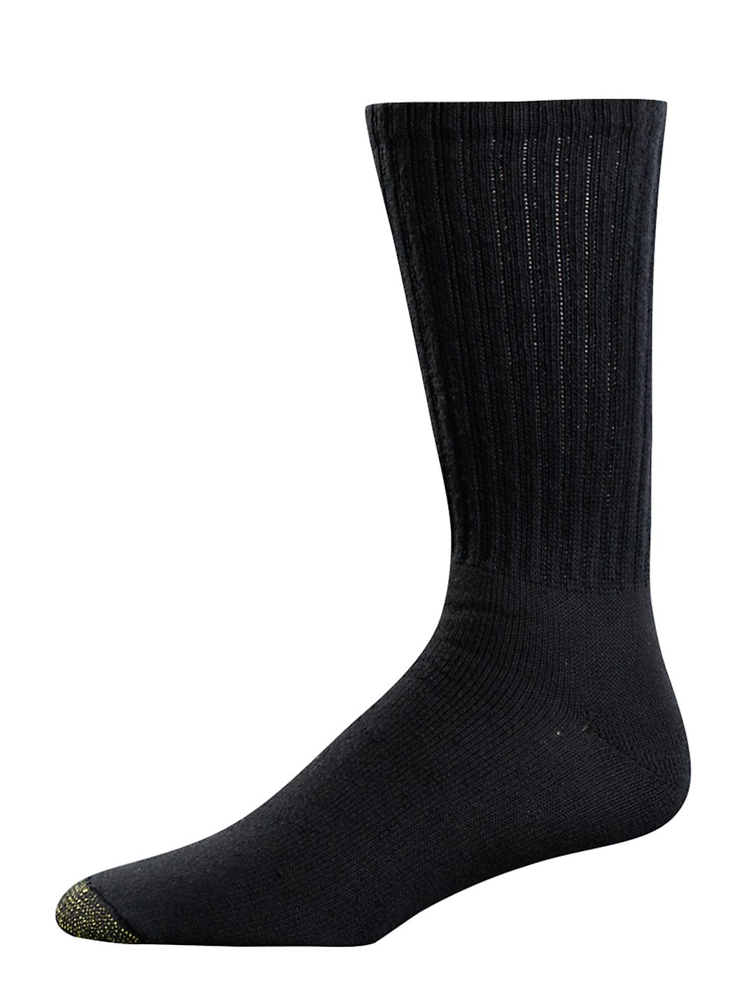 Gold Toe Mens Harrington Crew Socks Nylon Cotton Cushion Denim 6Pk Size10-13 