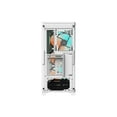 thumbnail image 5 of GIGABYTE C301 GLASS WHITE - White Mid Tower PC Gaming Case, Tempered Glass, USB Type-C, 4x ARBG Fans Included (GB-C301GW), 5 of 6