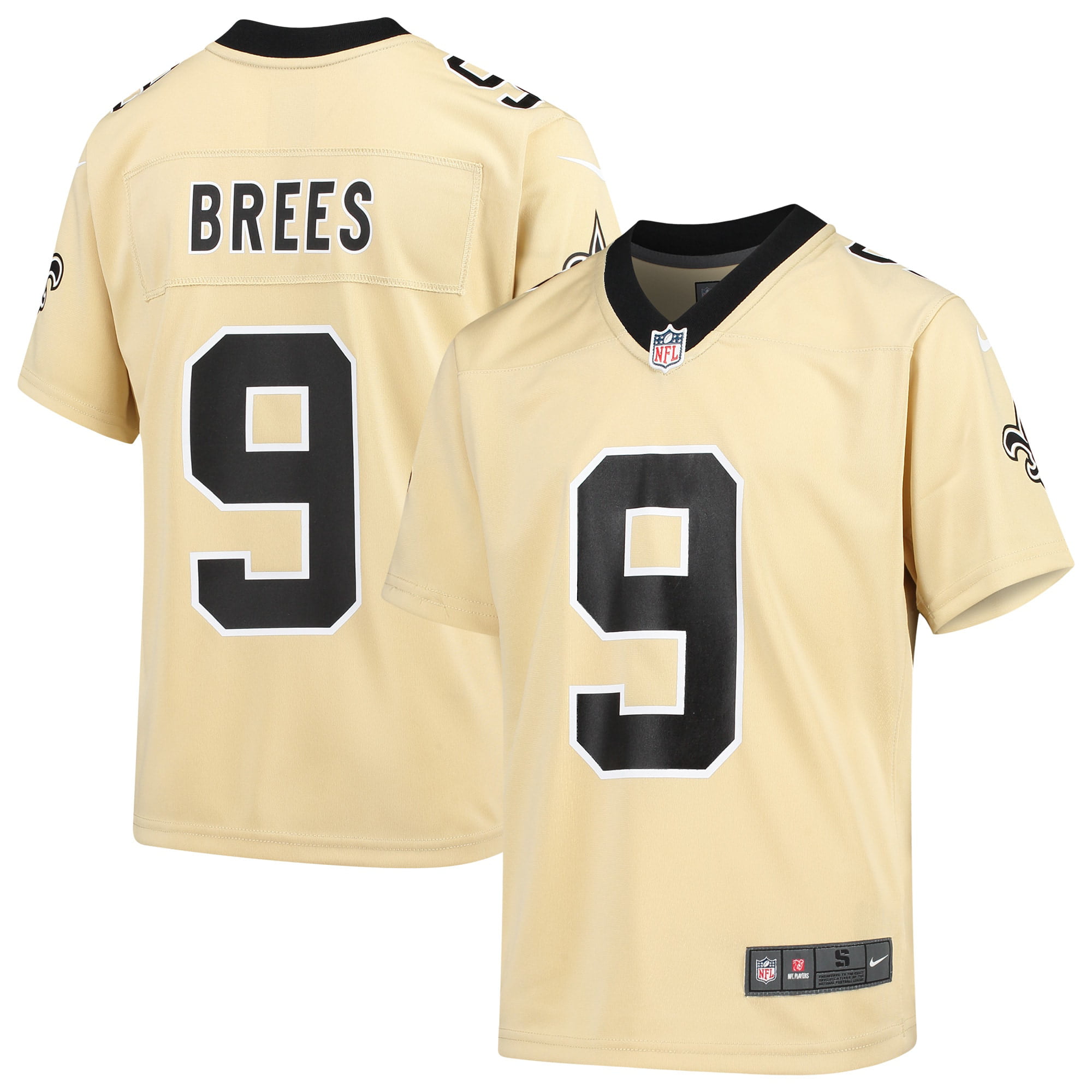 Drew Brees New Orleans Saints Nike Youth Inverted Game Jersey - Gold - Walmart.com - Walmart.com