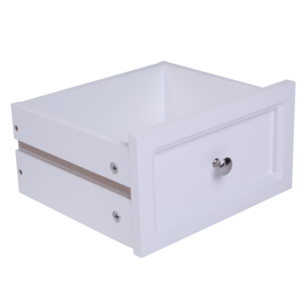 2-Tier Night Table Large Size, White