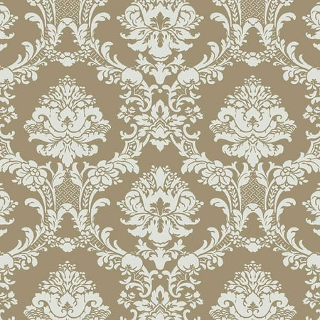 Damask Stripes Wallpaper - Document Damask Wallpaper