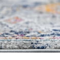 thumbnail image 4 of Luxee Designs Montana Collection 8x10 Area Rug, Blue/Orange Geometric Rug - Stain-Resistant, Low Pile, Pet Friendly, Durable for High Traffic - Living Room & Bedroom, 4 of 9