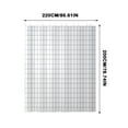 thumbnail image 1 of TIMIFIS Rideau de Douche Rideau de Salle de Bain Polyester Blanc à Carreaux Rideau de Douche Rideau de Séparation Doublure de Rideau de Douche, 1 of 1