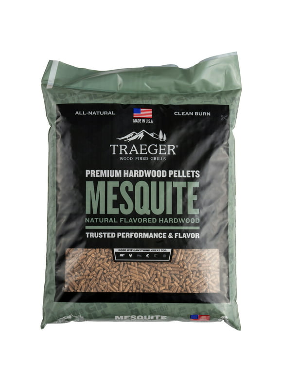 Traeger Mesquite BBQ Wood Pellets, 20 lbs