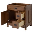 thumbnail image 6 of Sagehill Designs American Craftsman 30" Bathroom Vanity Base, Rustic Oak Finish, 6 of 10