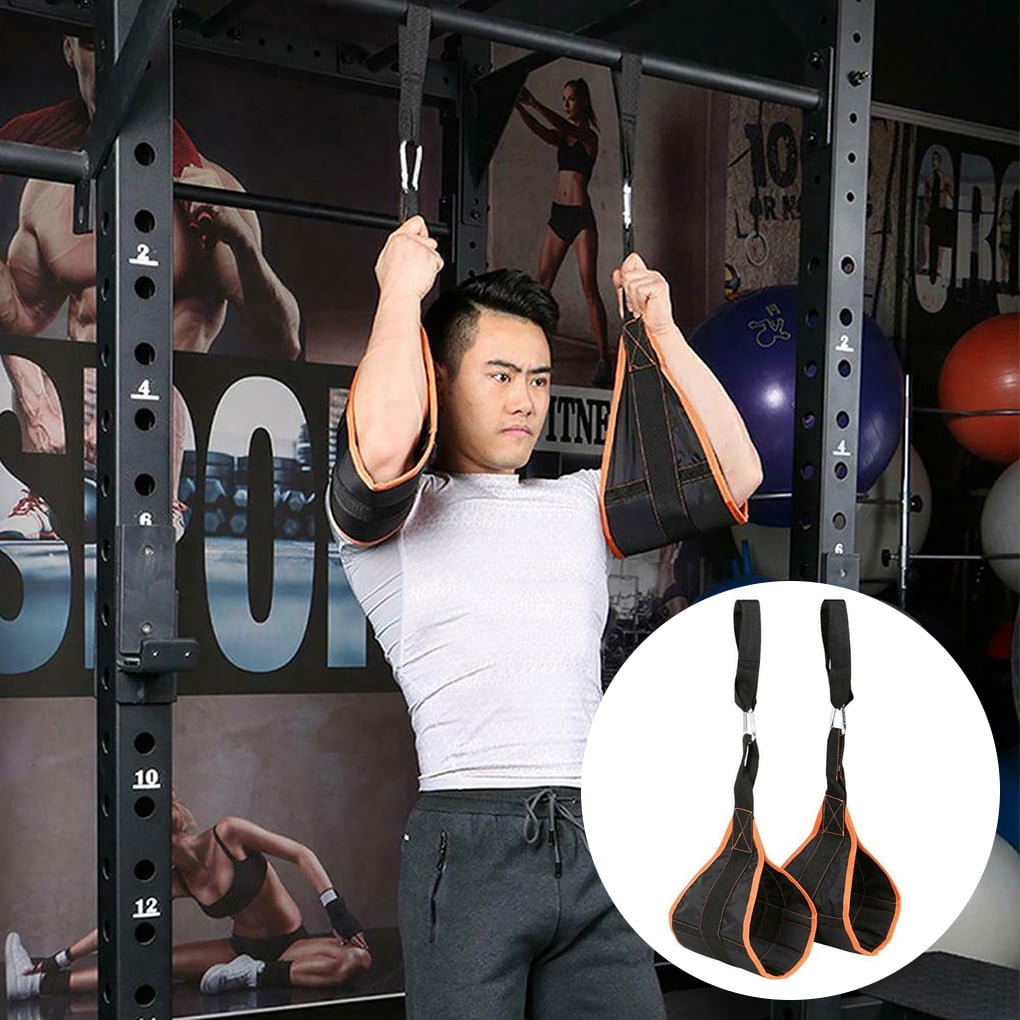 Pack of Suspension Sling Strap Hooks Pull Up Bar Portable