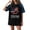 Black, variant on BOMYJESK 250th Anniversary USA Shirt for Women American Flag Tops 1776-2026 Oversized Patriotic T-Shirt 4th July Denim Shirt Crew Neck Regular T-Shirt Black S