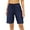 Navy, variant on Charmo Women Swim Shorts Boy Leg Boardshorts with Built-in Brief Solid Beach Swimsuit Bottoms