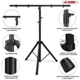 thumbnail image 5 of 5 Core DJ Light Stand Height Adjustable 39-100" Heavy Duty Tripod Stage Lights Stands w Light T Bar, 5 of 8