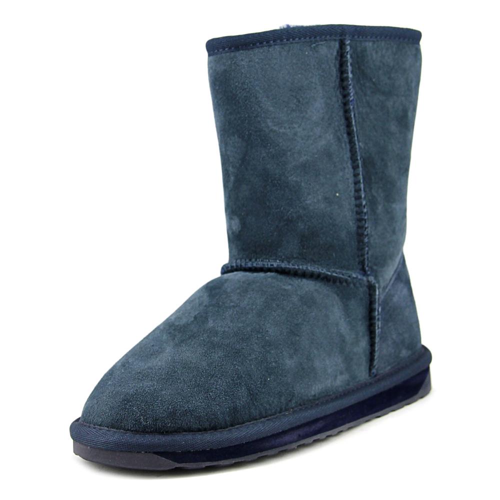EMU Australia Emu Australia Stinger Lo Women Round Toe Suede Blue