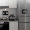 thumbnail image 2 of Yuarrent Despertador LED pequeño y portátil - Volumen ajustable Amplia aplicación Despertador ABS multipropósito con radio Alarma Type3 NO3, 2 of 6