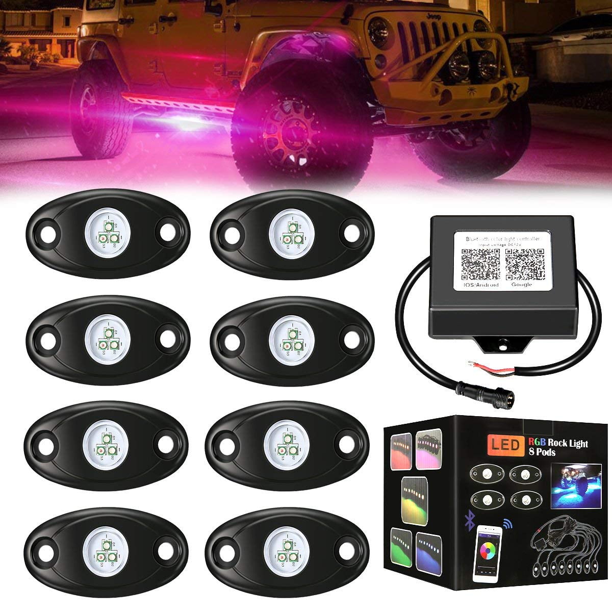 auto led light with afterglow
