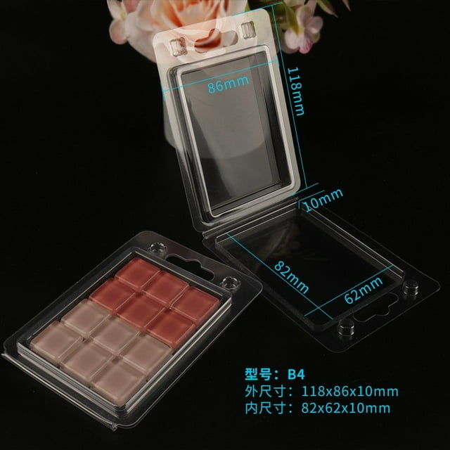 Miangastore 10pcs Clear Blister Packaging For Electronics Transparent Plastic Enclosure Lining Secure And Protective Display Case For Business Shipping Supplies
