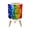 Color 4, variant on Small Trash Can with Lid Highland Cow Home Decor Rustic Western Wood Sign Long Horns 1.8 Gallon Dog Proof Trash Can Round Garbage Can Waste Bin Wastebasket for Bathroom Bedroom Living Room