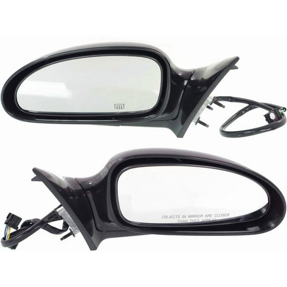 Kool Vue Driver & Passenger Side Power Heated Mirrors for Buick LeSabre 2000-2005 Without Memory Paintable