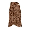 thumbnail image 4 of ASFGIMUJ Women's Wear Casual And Versatile Temperament Polka Dot Print Slit Skirt, 4 of 4