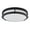 Black, variant on ENERGETIC 14" LED Ceiling Light, Dimmable Modern Flush Mount, Brushed Nickel, 3 Color Temperature
