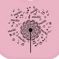 thumbnail image 4 of Inktastic Music Dandelion Musical Boys or Girls Baby Bib, 4 of 4