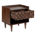 thumbnail image 3 of Moe's Home Collection Pablo Wood Nightstand Brown in Brown, 3 of 4