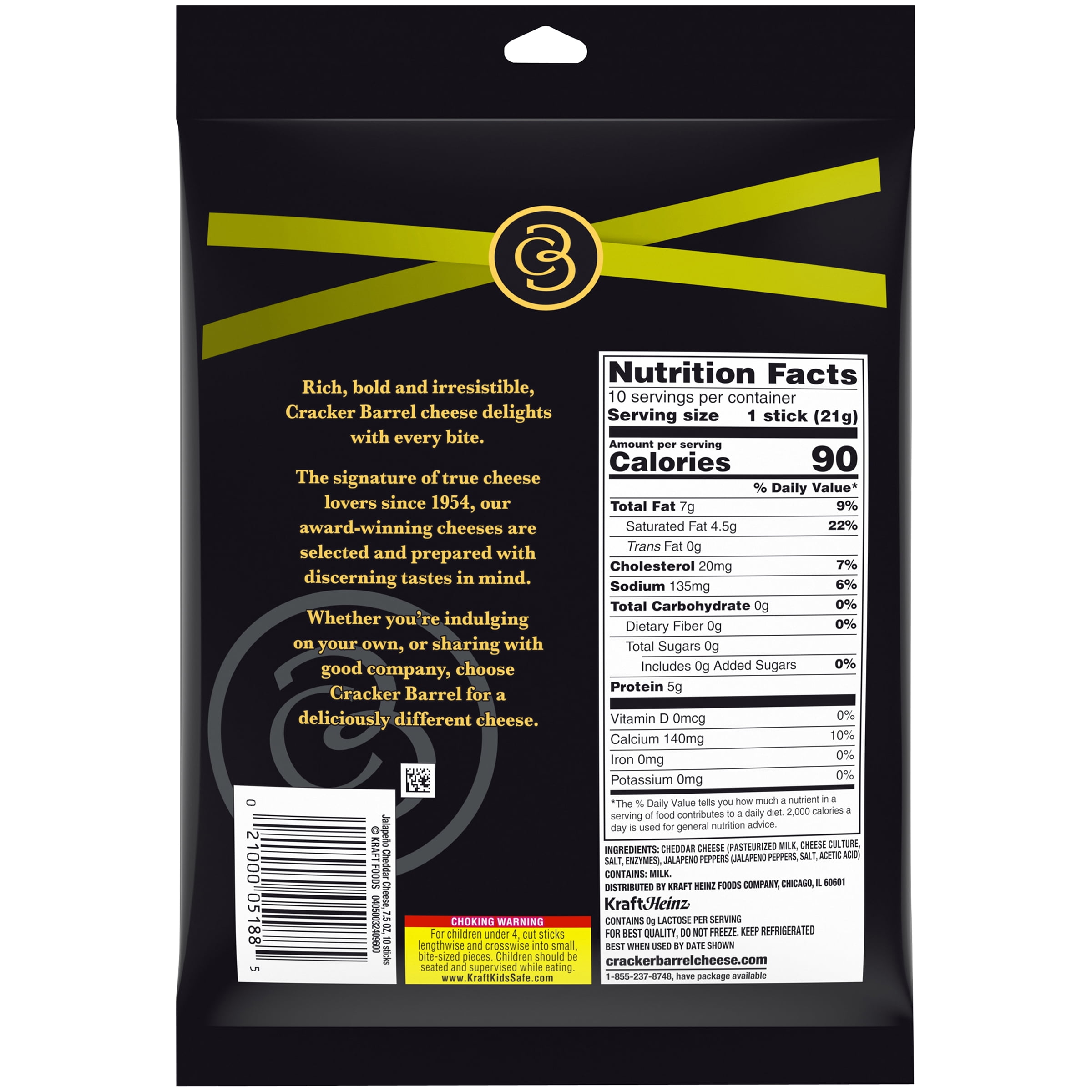 Kraft Jalapeno Cheese Stick Nutrition Facts Besto Blog