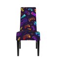 thumbnail image 2 of ZICANCN Multicolor Game Controller Chair Protectors Seat Covers , Dining Chair Slipcovers 1 Piece for Dining Room Hotel Kitchen, 2 of 8