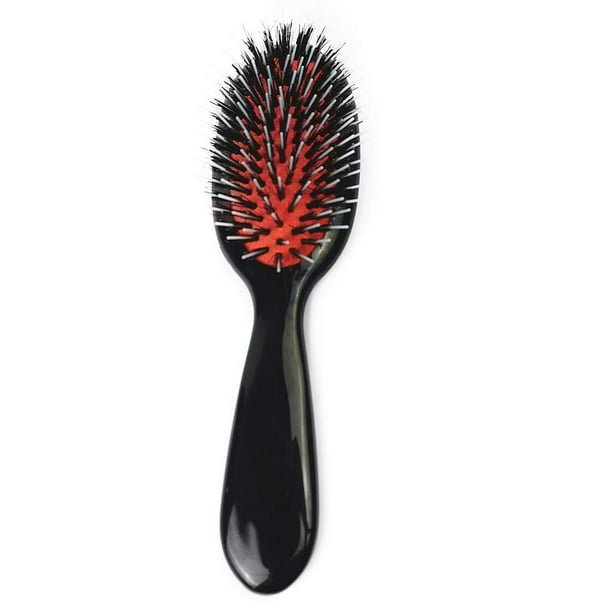 Wiginway Pelucas de pelo Peines-Nylon Pins Cepillo Pelucas de cabello humano Cepillos Cerdas de jabalí de nailon Mejor cepillo de paleta Mango elipse Salón Masajeador Cabeza Cepillo para el cuidado de