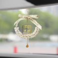 thumbnail image 6 of jiaping Car Mirror Pendant Automotive Decorative Birthday Gift Feng Shui Decor white, 6 of 9