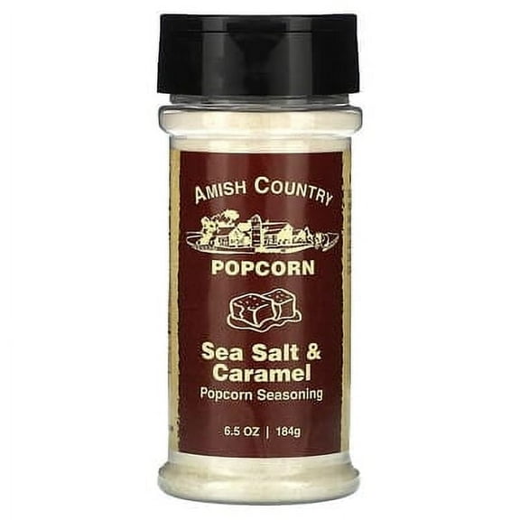 Amish Country Popcorn, Popcorn Seasoning, Sea Salt & Caramel , 6.5 oz