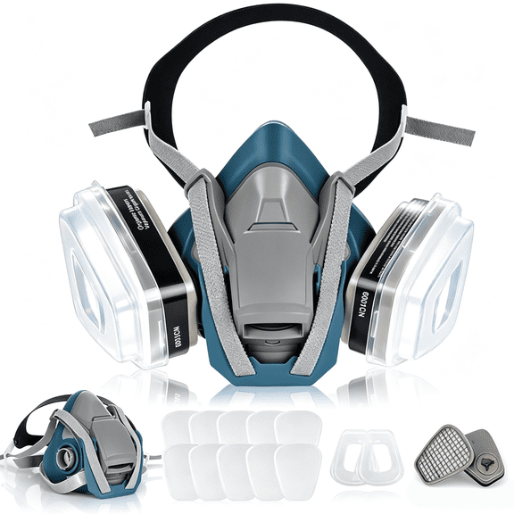 Respirator Mask,YYKUXI Paint Respirator with 6001 Filters for Chemical
