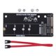 thumbnail image 1 of Adaptador M.2 SATA Adaptador convertidor de 22 pines Tarjeta de transferencia de datos rápida para PC Laptop, 1 of 9