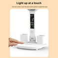 thumbnail image 4 of Dual-Head Study Lamp with Fan LED Desk Lamp with Clock and Pen Holders Touch Control Table Lamp Temperature Time & Date Display with Color Temperature Control (3000K-6000K) and Dimmable Brightness, 4 of 9