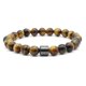 thumbnail image 1 of Tiger Eye Stone Bracelets 8mm Natural Stones Beads Bracelets For Men Women Girls Jewelry, 1 of 4