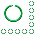 thumbnail image 3 of Anillos de carpeta Cateissary 25 piezas para documentos y tarjetas verde diámetro 27mm, 3 of 6
