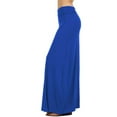 thumbnail image 3 of Womens Casual Solid Jersey Draped Long Maxi Skirt, 3 of 7